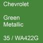 Preview: Chevrolet, Green Metallic, 35 / WA422G.